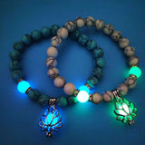 Energy Luminous Lotus Natural Stone Bracelet - TheOutlet™