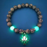 Energy Luminous Lotus Natural Stone Bracelet - TheOutlet™