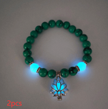 Energy Luminous Lotus Natural Stone Bracelet - TheOutlet™