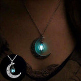 Fashion Moon Natural Glowing Stone Healing Necklace - TheOutlet™