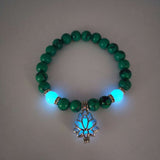 Energy Luminous Lotus Natural Stone Bracelet - TheOutlet™