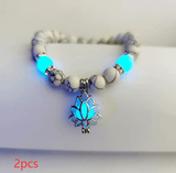 Energy Luminous Lotus Natural Stone Bracelet - TheOutlet™