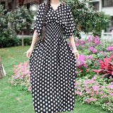 Casual Chic V-neck Swing Dress TheOutlet™