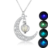 Fashion Moon Natural Glowing Stone Healing Necklace - TheOutlet™