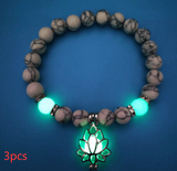 Energy Luminous Lotus Natural Stone Bracelet - TheOutlet™