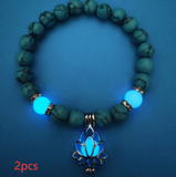 Energy Luminous Lotus Natural Stone Bracelet - TheOutlet™