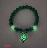 Energy Luminous Lotus Natural Stone Bracelet - TheOutlet™