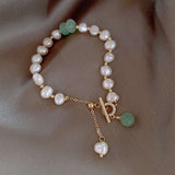 Women Irregular Freshwater Pearl Adjustable Bracelet - TheOutlet™