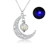 Fashion Moon Natural Glowing Stone Healing Necklace - TheOutlet™