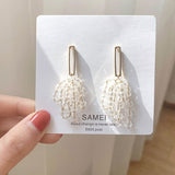 Crystal Tassel Grape Earrings - TheOutlet™