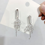 Crystal Tassel Grape Earrings - TheOutlet™