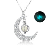 Fashion Moon Natural Glowing Stone Healing Necklace - TheOutlet™